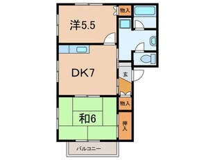 ファミール千代ヶ丘の物件間取画像